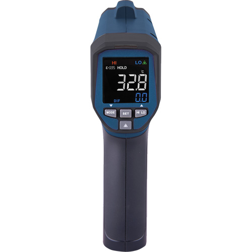 Professional Infrared Thermometer, -26 - 1472° F ( -32 - 800° C ), 30:1, Adjustable Emmissivity NRZ Safety Inc.