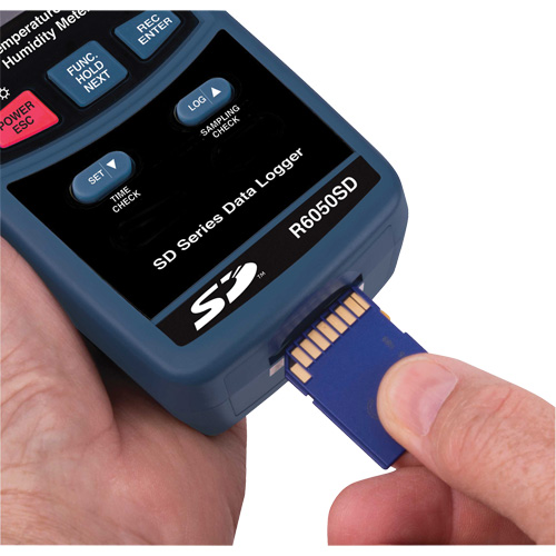 Data Logging Thermo-Hygrometer, 5% - 95% RH, 32° - 122° F ( 0° - 50°C ) NRZ Safety Inc.