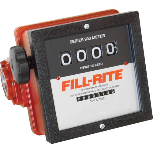 4-Wheel Mechanical Flow Meter, Analogue NRZ Safety Inc.