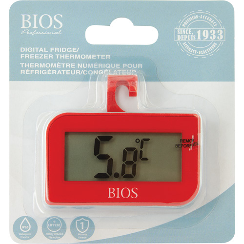 Thermom&egrave;tre num&eacute;rique de r&eacute;frig&eacute;rateur et cong&eacute;lateur, Sans contact, Num&eacute;rique, -4-122°F ( -20-50°C) NRZ Safety Inc.
