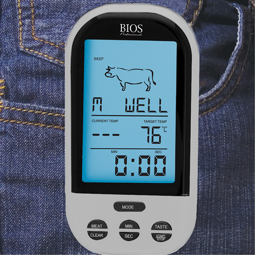 Wireless Meat & Poultry Thermometer, Contact, Digital, 32-482°F (0-250°C) NRZ Safety Inc.