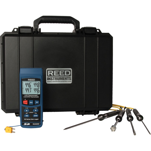 N&eacute;cessaire de thermom&egrave;tre thermocouple &agrave; enregistrement de donn&eacute;es NRZ Safety Inc.