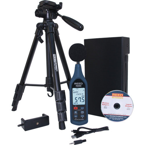 Data Logging Sound Meter with Tripod Kit NRZ Safety Inc.