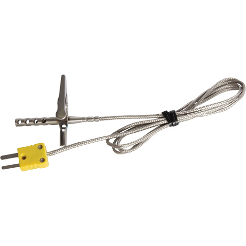 Sonde thermocouple pour four/cong&eacute;lateur &agrave; air de type K avec certificat de calibration, 200 °C (392°F) Temp. max. NRZ Safety Inc.