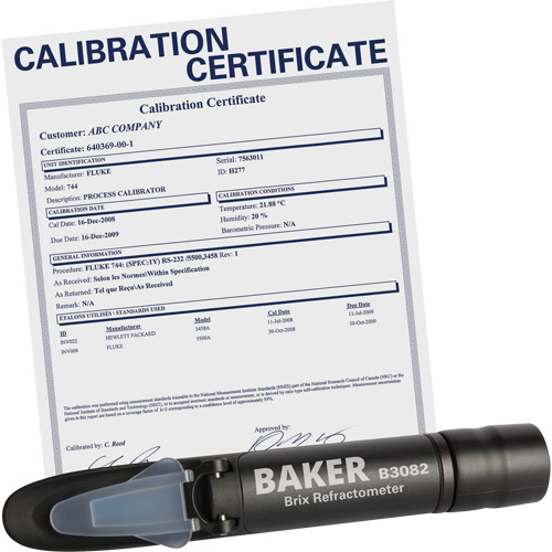 R&eacute;fractom&egrave;tre avec certificat ISO, Analogue (verre-regard)-Num&eacute;rique, Br NRZ Safety Inc.