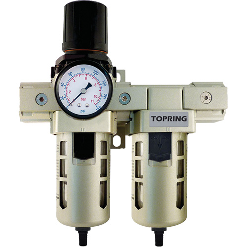 Airflo 400 Filter, Regulator & Coalescing Filter, 1/2" NPT, 150 PSI, 1.5 fl. Oz. Capacity NRZ Safety Inc.