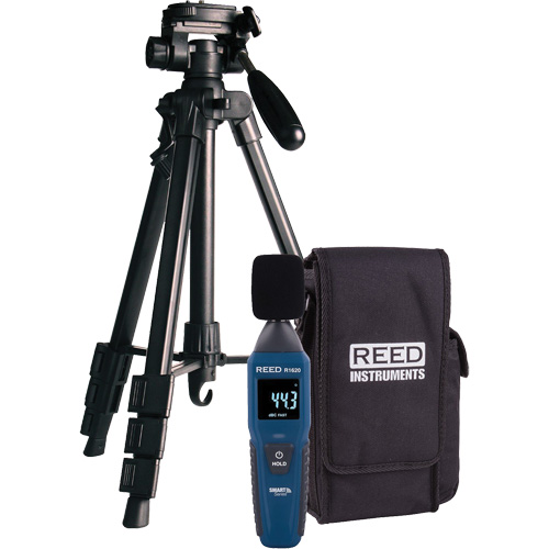 R1620 Smart Series Sound Level Meter with Tripod, 30 - 130 dB Measuring Range NRZ Safety Inc.