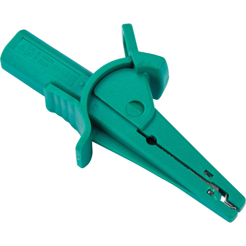 Pince crocodile verte pour le v&eacute;rificateur disolement haute tension R5002 NRZ Safety Inc.