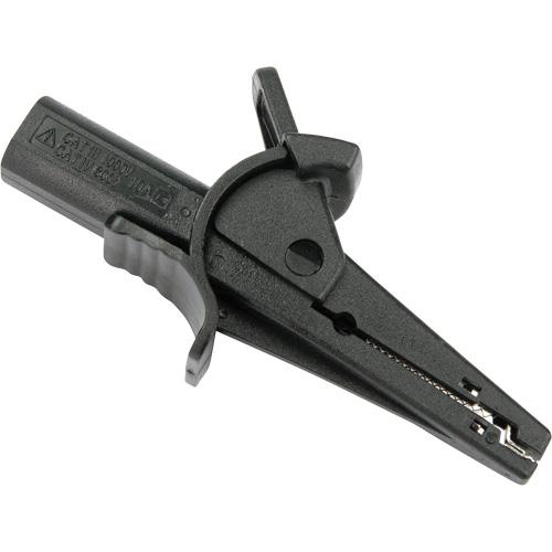 Pince crocodile noire pour le v&eacute;rificateur disolement haute tension R5002 NRZ Safety Inc.
