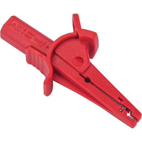 Pince crocodile rouge pour le v&eacute;rificateur disolement haute tension R5002 NRZ Safety Inc.