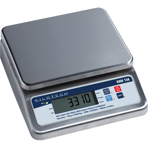 Bench Weighing Scale, 30 kg Cap., 2 g Graduations NRZ Safety Inc.