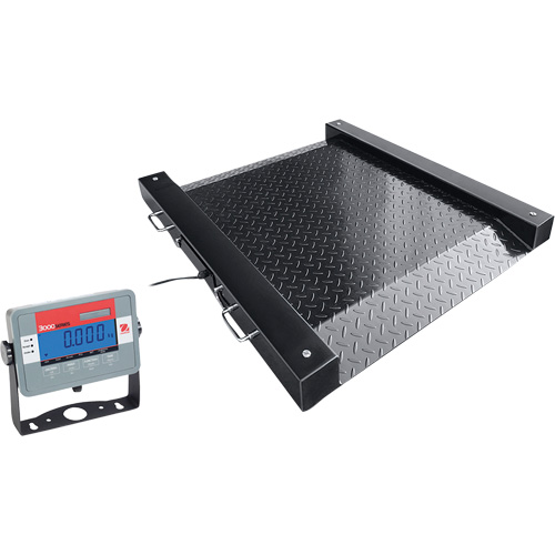DEFENDER Drum Scale, 2500 lbs. Capacity, 30" W x 30" L NRZ Safety Inc.