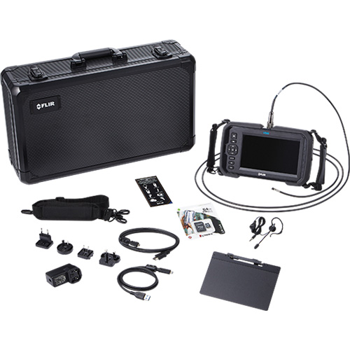 Ensemble de vid&eacute;oscope haute performance avec cam&eacute;ra HD double & longue sonde, 1280" lo x 720" la Affichage, 1024 x 600 pixels, 4,9 mm (0,19") T&ecirc;te de cam&eacute;ra NRZ Safety Inc.