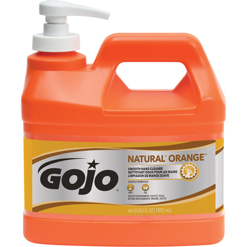 Nettoyant &agrave; mains Natural Orange, Cr&egrave;me, 1,89 L, Bouteille &agrave; pompe, Agrumes/Orange NRZ Safety Inc.