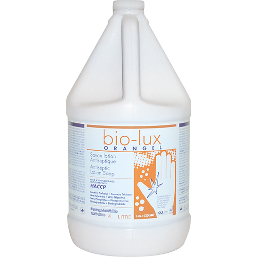 Savon liquide antimicrobien Orangel Bio-Lux , Liquide, 4 L, Parfum&eacute; NRZ Safety Inc.
