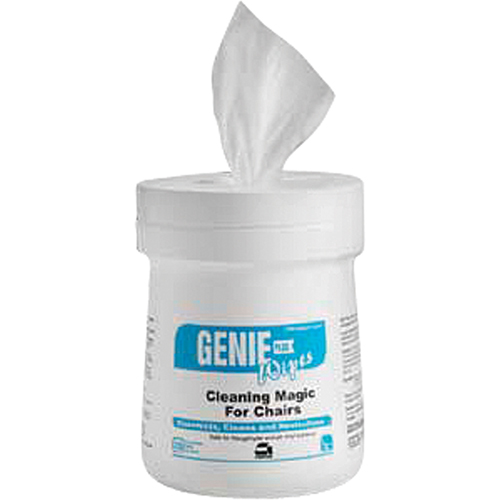 Cleaners & Disinfectants - Genie Plus Chair Cleaner, 7" x 6", 160 Count NRZ Safety Inc.