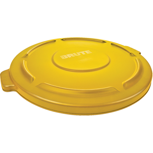 Couvercles ronds Brute, Couvercle plat, Plastique/Poly&eacute;thyl&egrave;ne, Convient aux contenants 22" dia. NRZ Safety Inc.