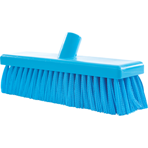 General Purpose Floor Brooms, Medium Bristles, 18", Polyester, Blue NRZ Safety Inc.