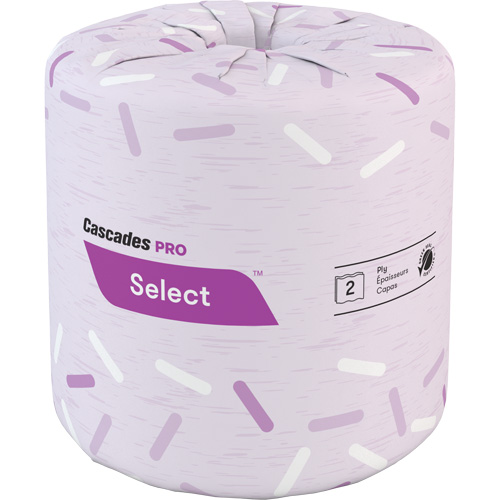 Papier hygi&eacute;nique Pro Select, 2 Pli, 500 Feuilles/Rouleu, Blanc NRZ Safety Inc.