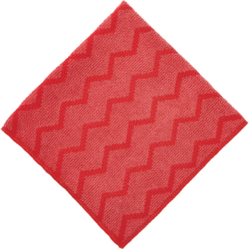 Chiffon de nettoyage Hygen , Microfibre, Rouge NRZ Safety Inc.