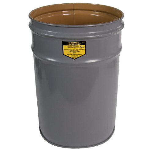 Cease-Fire&reg; Grey Smoking Receptacle Drum NRZ Safety Inc.