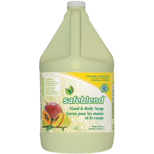Savon pour les mains & le corps, 4 L, Parfum&eacute;, Cruche NRZ Safety Inc.