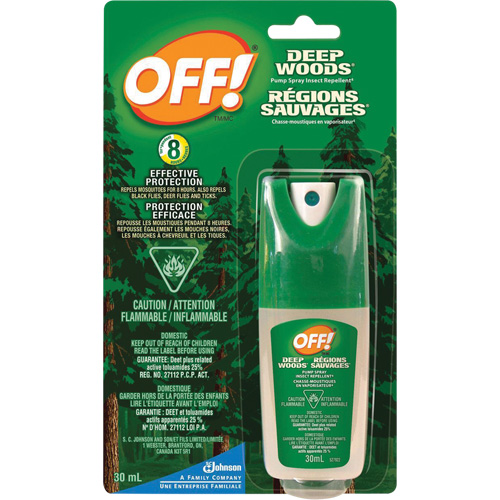 Insectifuge Off! R&eacute;gions sauvages, DEET &agrave; 25 %, Vaporisateur, 30 ml NRZ Safety Inc.