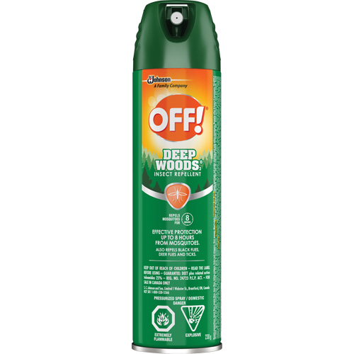 OFF! Deep Woods&reg; Insect Repellent, 25% DEET, Aerosol, 230 g NRZ Safety Inc.
