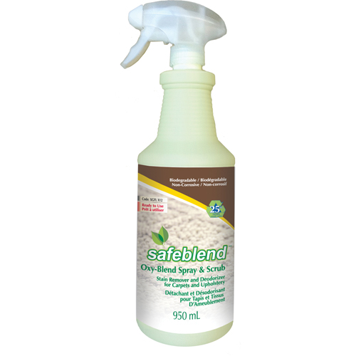 D&eacute;tachant & d&eacute;sodorisant pour les tapis et meubles rembourr&eacute;s, 950 ml, Bouteille &agrave; g&acirc;chette NRZ Safety Inc.