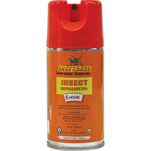 Insectifuge SkeetSafe, DEET &agrave; 25 %, A&eacute;rosol, 3,9 oz NRZ Safety Inc.