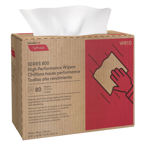 Pro Tuff-Job Wipers, Heavy-Duty, 9-3/4" L x 16-1/4" W NRZ Safety Inc.