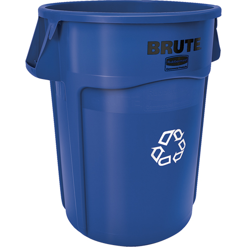 Contenants ronds pour le recyclage BRUTE, Vrac, Plastique, 44 gal. US NRZ Safety Inc.