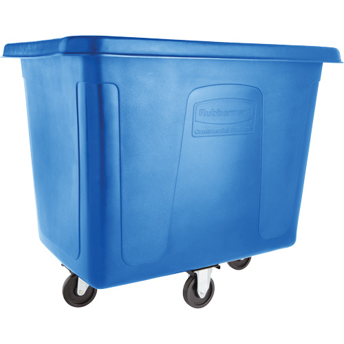 Chariot cubique, Plastique recycl&eacute; noir, 38" lo x 26" la x 28" h, Volume 8 pi³, Capacit&eacute; 300 lb NRZ Safety Inc.