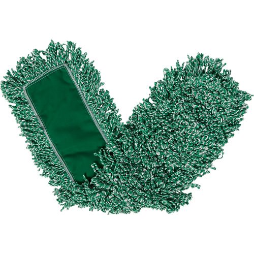 Vadrouille pour &eacute;pousseter en franges boucl&eacute;es, Style &agrave; enfiler, Microfibre, 36" lo x 5" la NRZ Safety Inc.