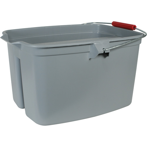 Seau &agrave; double usage, Capacit&eacute; de 5 gal. US (20 pintes), Gris NRZ Safety Inc.