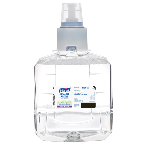 LTX-12 Advanced Foam Hand Sanitizer, 1200 ml, Cartridge Refill, 70% Alcohol NRZ Safety Inc.
