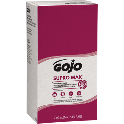 Distributeur de savon pour les mains SUPRO MAX ou GOJO PRO TDX, Lotion, 5000 ml, Recharge, Cerise NRZ Safety Inc.