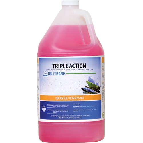 Triple Action - Cleaner, Degreaser, and Disinfectant, 5 L, Jug NRZ Safety Inc.
