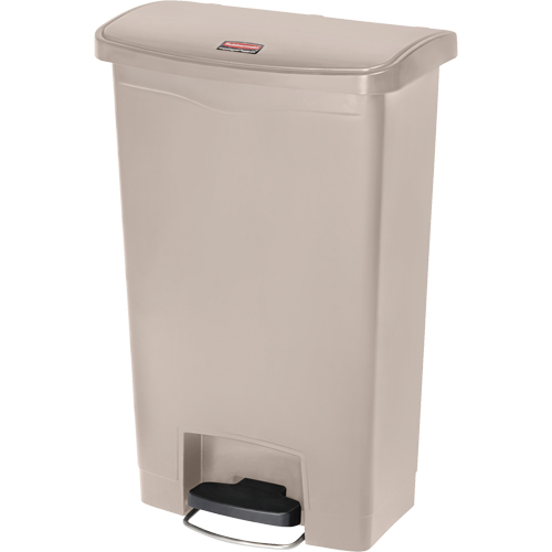 Slim Jim&reg; Waste Container, Resin, 13 US gal. Capacity NRZ Safety Inc.