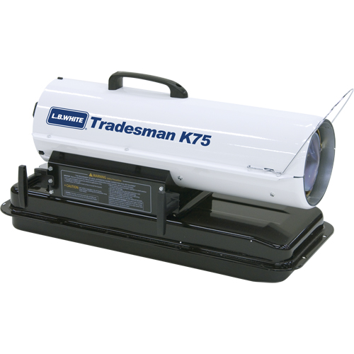 Tradesman&reg; Forced Air Heater, Fan, Kerosene, 75,000 BTU/H NRZ Safety Inc.