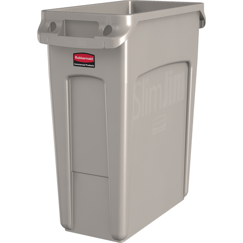 Slim Jim&reg; Vented Containers, Deskside, Polyethylene, 16 US gal. NRZ Safety Inc.