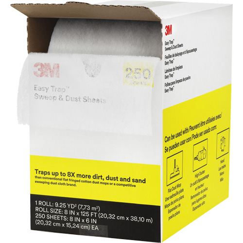 &eacute;poussi&eacute;reur Easy Trap, Microfibre, Blanc NRZ Safety Inc.