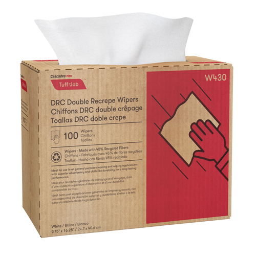 Chiffons Pro Tuff-Job, Tout usage, 9-3/4" lo x 16-1/2" la NRZ Safety Inc.