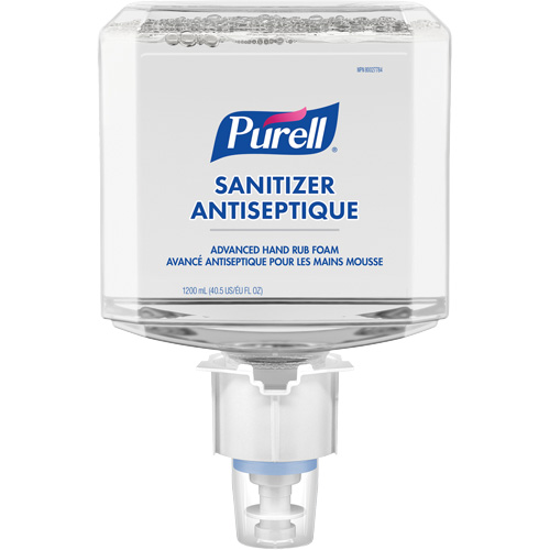 D&eacute;sinfectant pour les mains avanc&eacute; en mousse ES6, 1200 ml, Cartouche de recharge, 70 % alcool NRZ Safety Inc.