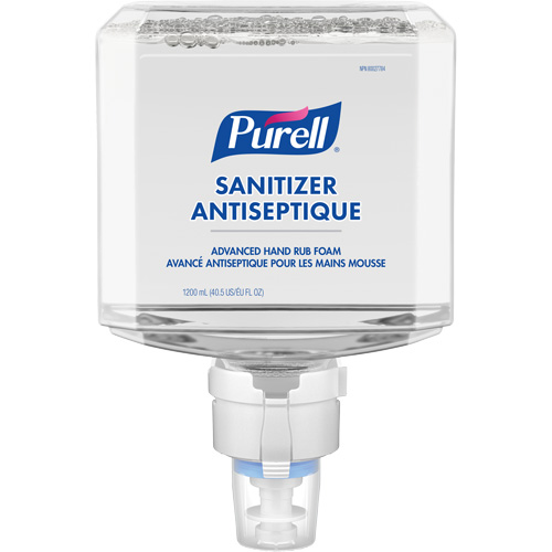 ES8 Advanced Foam Hand Sanitizer, 1200 ml, Cartridge Refill, 70% Alcohol NRZ Safety Inc.
