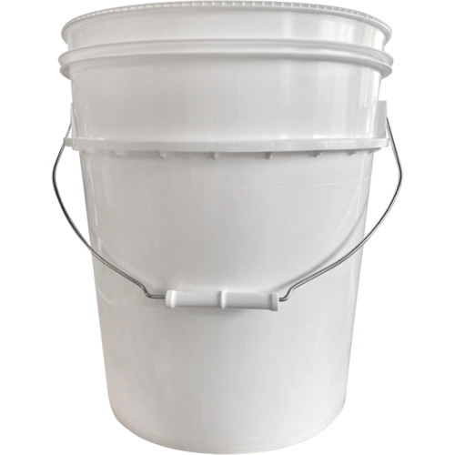 Seau avec couvercle, Plastique, 5,25 gal. NRZ Safety Inc.