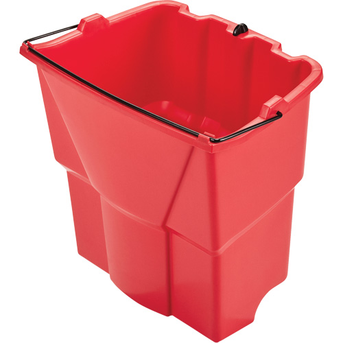Seau optionnel Wavebrake pour eau sale, Capacit&eacute; de 4.5 gal. US (18 pintes), Rouge NRZ Safety Inc.