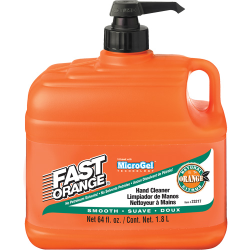 Hand Cleaner, Lotion, 1.89 L, Pump Bottle, Orange NRZ Safety Inc.