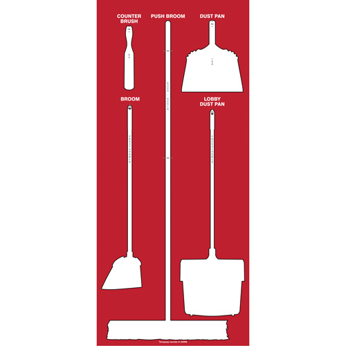 Tableau silhouett&eacute; sec Ultra Aluma-Lite (Anglais seulement) NRZ Safety Inc.