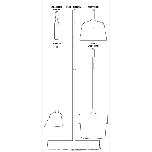 Tableau silhouett&eacute; sec Ultra Aluma-Lite (Anglais seulement) NRZ Safety Inc.